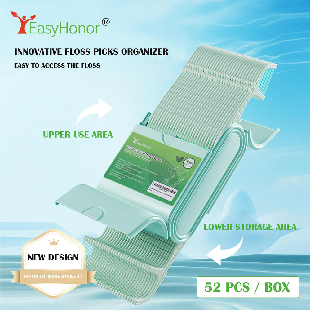 Innovative portable floss case opened