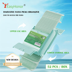 Innovative portable floss case opened