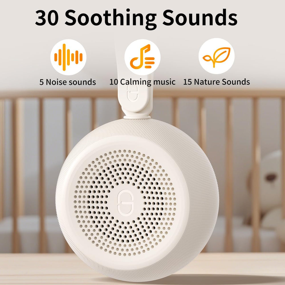 Easysleep baby sleeping with sound machine supports calm bedtime routines