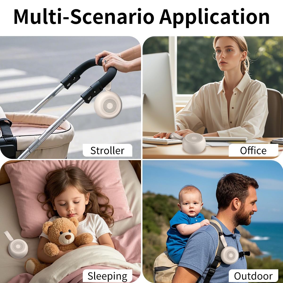 Easysleep carry strap portable design ideal for nursery, office, or trips