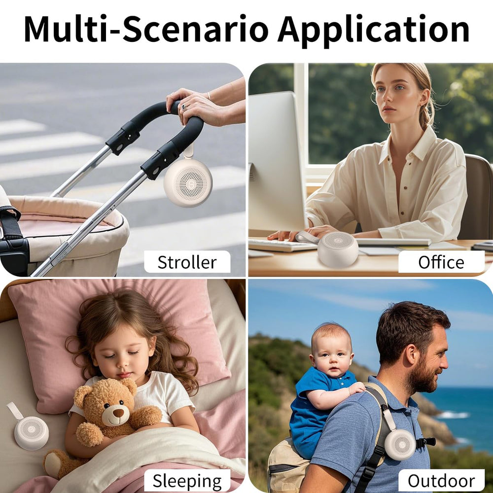 Easysleep carry strap portable design ideal for nursery, office, or trips