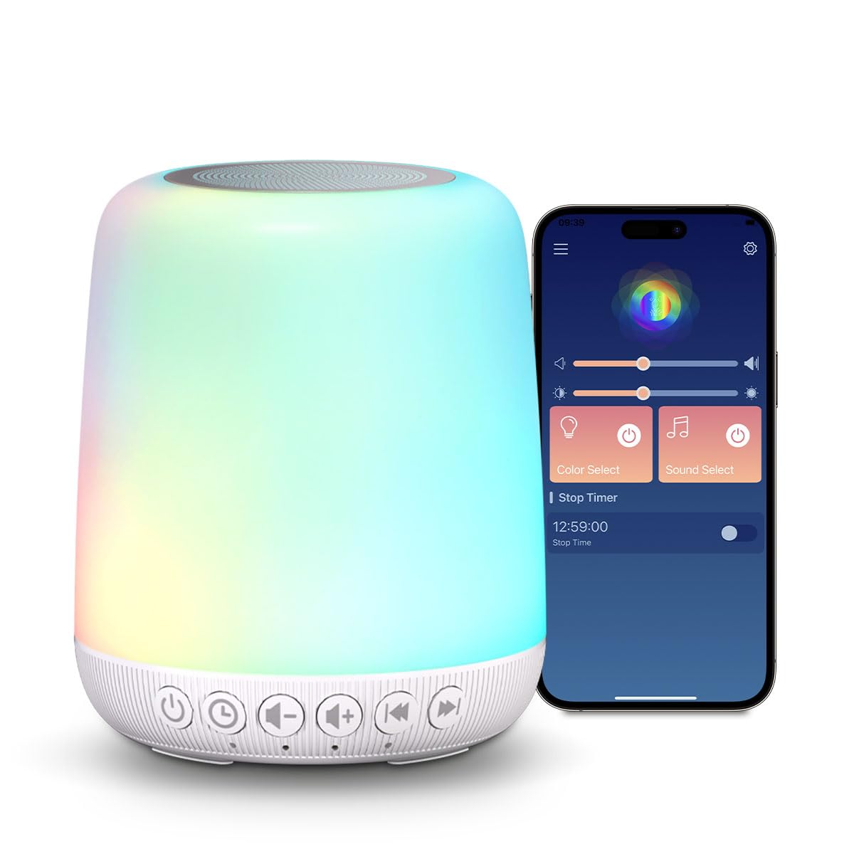 Easysleep white-noise-sound-machine-compact ideal for travel and consistent sleep routines.