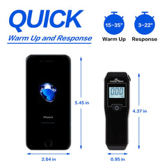 Product packaging and accessories for Easy@Home Breathalyzer