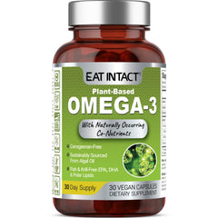 Hero image of EAT INTACT vegan omega-3 algae oil capsules
