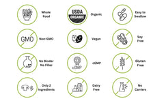 Wellness enthusiast taking vegan vitamin D supplement