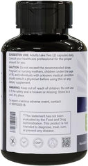 Label showing Non-GMO and Gluten-Free on EAZGOO Magnesium Glycinate