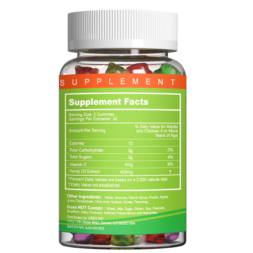 Vegan, gluten-free, non-GMO labeling on EAZGOO gummies