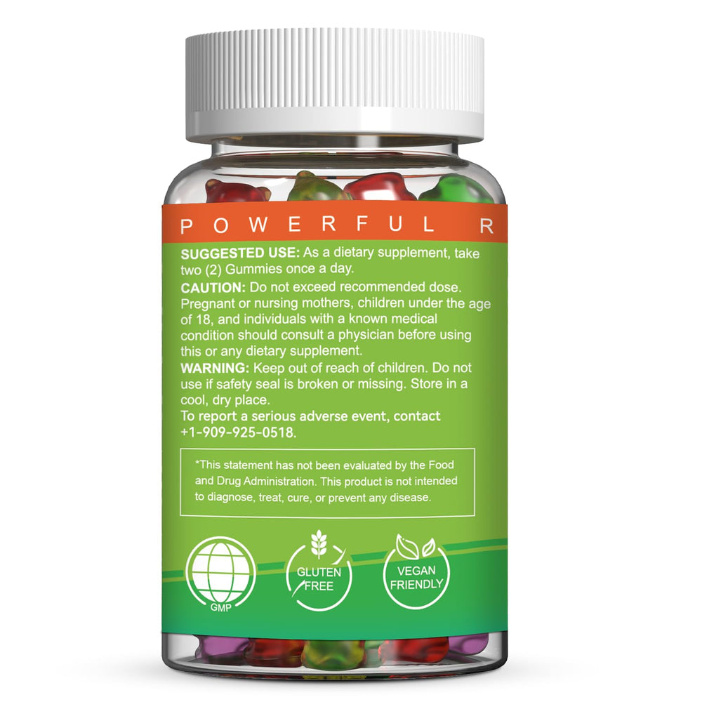 Happy consumer with EAZGOO gummies bottle