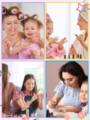 EBANKU DIY nail art for girls with decorative options.
