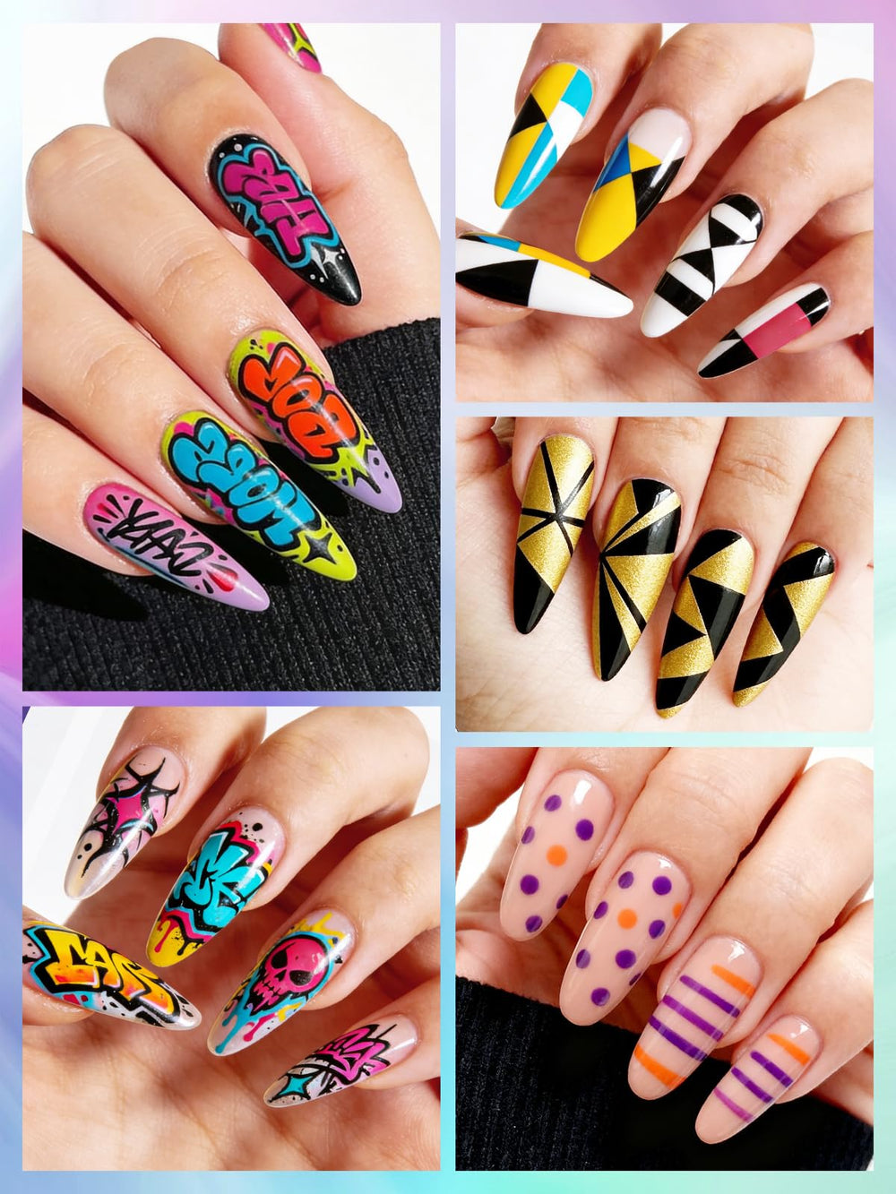 EBANKU portable nail art tools for on-the-go touch-ups and creativity