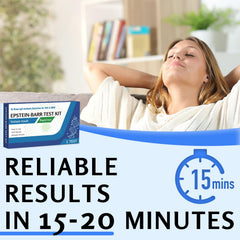 Instruction leaflet for EBV at-home test kit