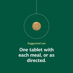 Bottle showing 90 tablets serving size