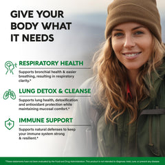 Echinacea, oregano, quercetin and NAC in lung formula