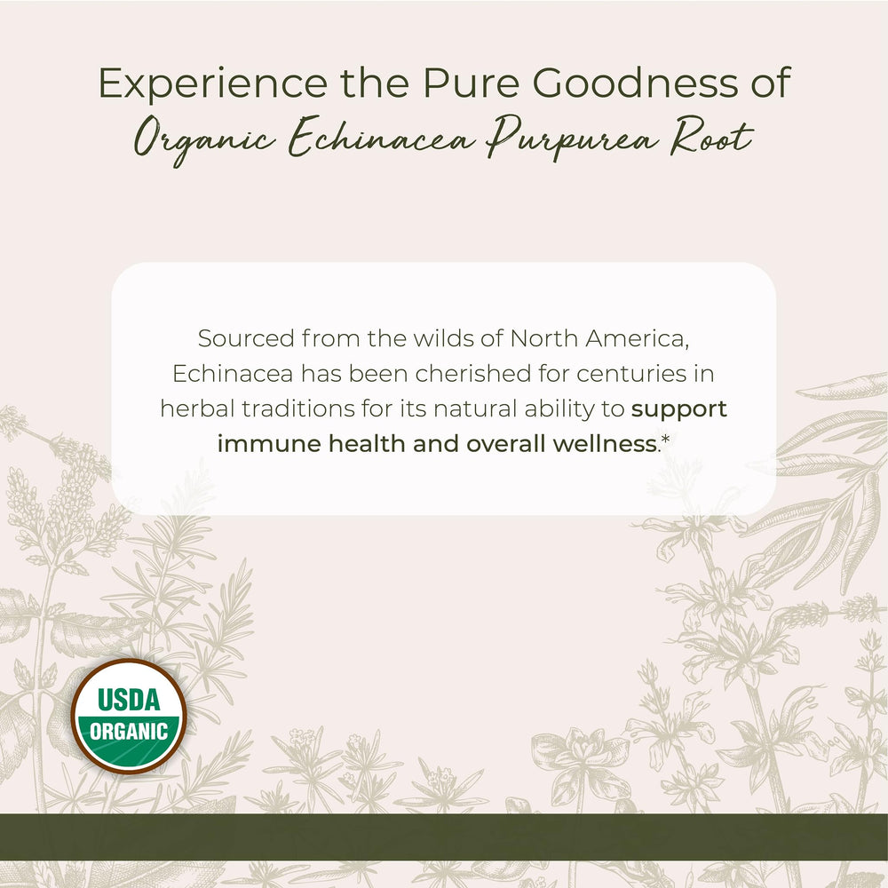 4 oz pouch of Starwest Botanicals organic echinacea purpurea root powder