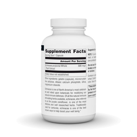Bottle of Source Naturals Echinacea Root Extract with label