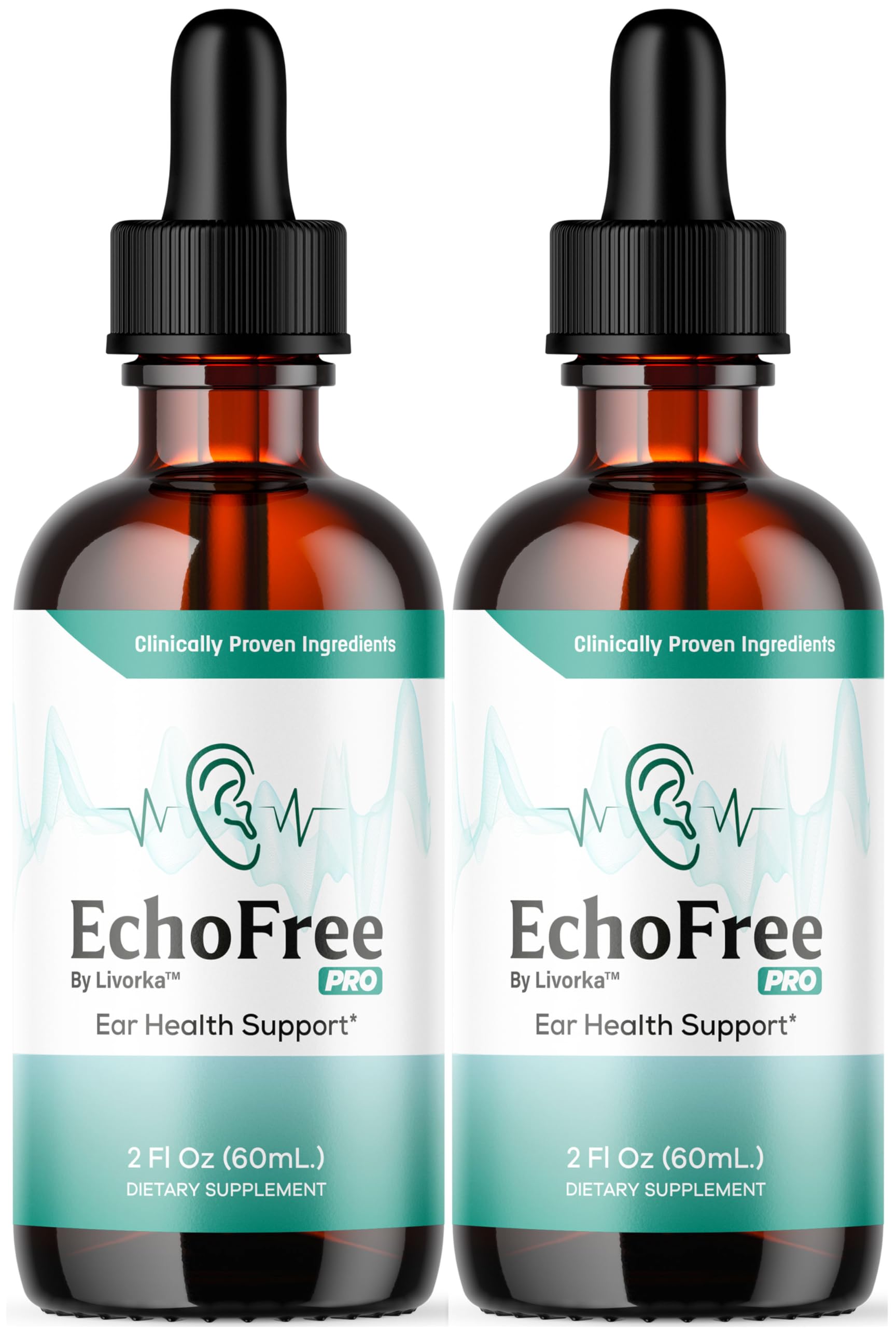 EchoFree Pro Drops bottle label