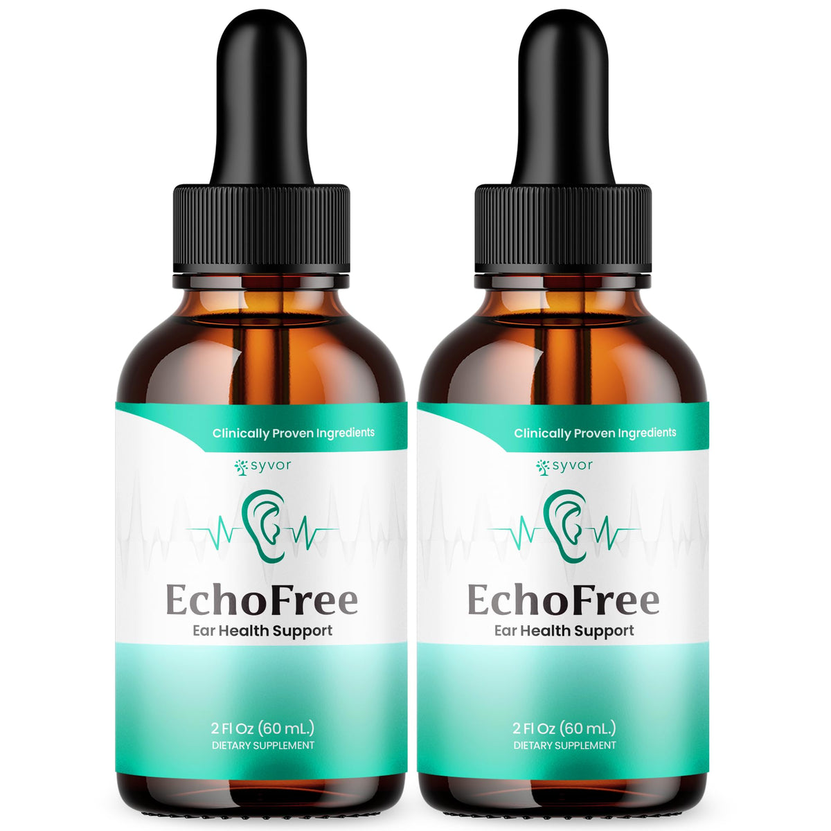 Two-pack Echo Free Drops bottle front hero image