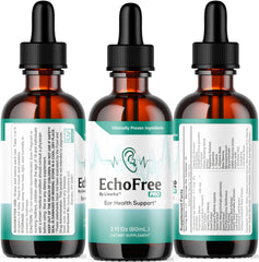 Customer using EchoFree Drops for ear health