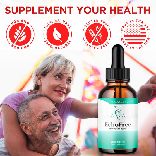 Echo Free Drops ingredients panel