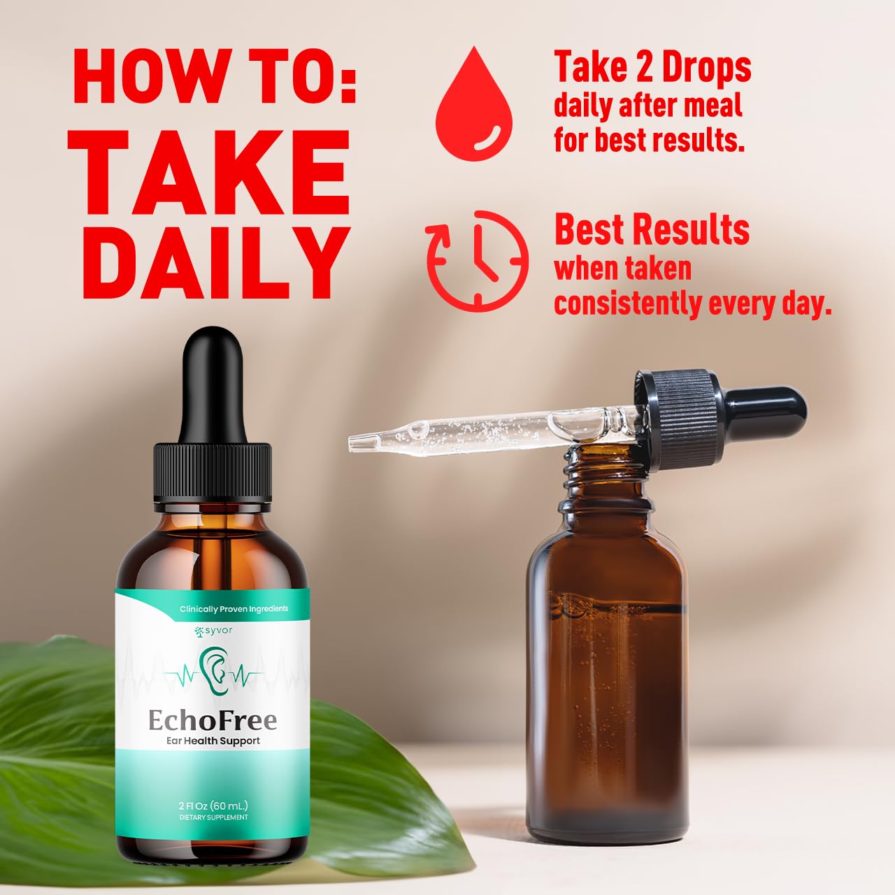 Packaging and product bundle of Echo Free Drops two-pack