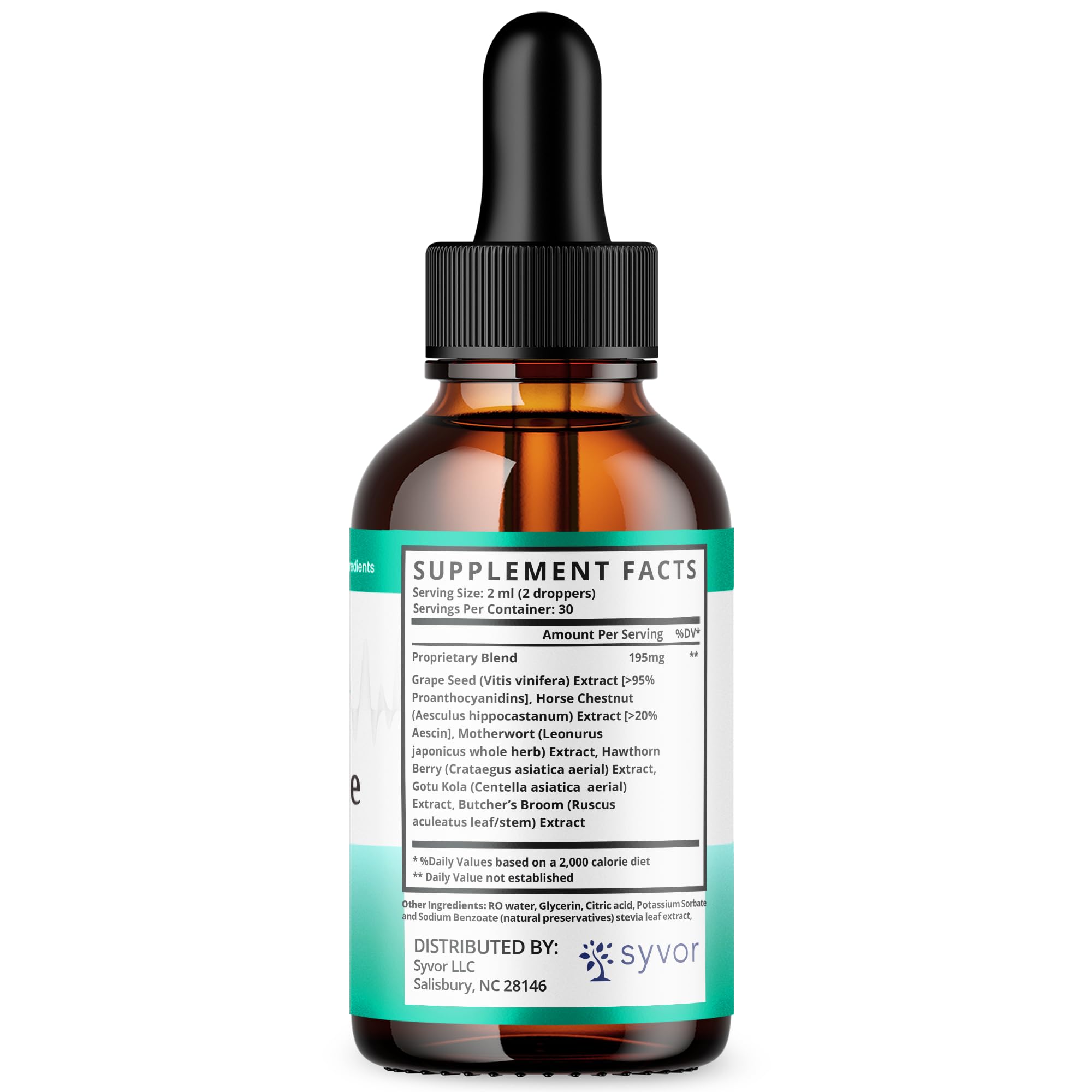 Echo Free Ear Health Support bottle showing 30 servings per bottle