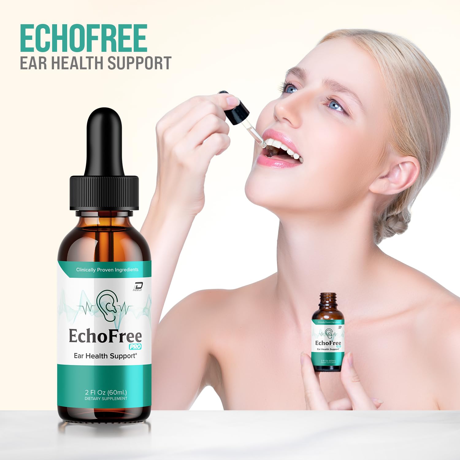 Echo Free Pro Liquid Drops bottle