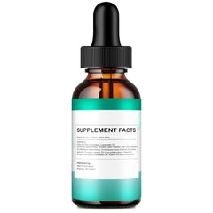 Back view of Echo Free Tinnitus Drops bottle with label