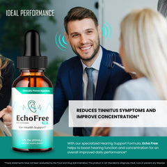 Echo Free Tinnitus Drops natural ingredients label
