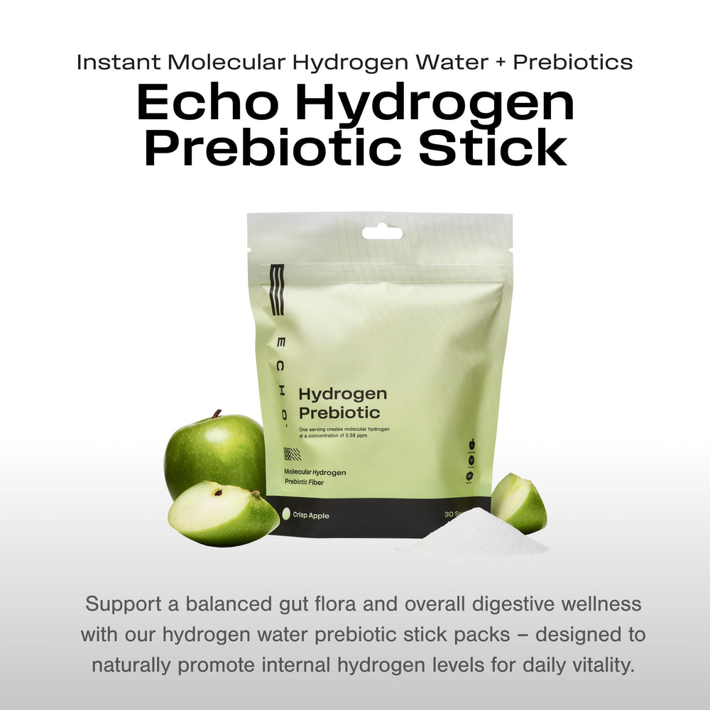 Echo Water individual stick packets laid out to show portability and convenience