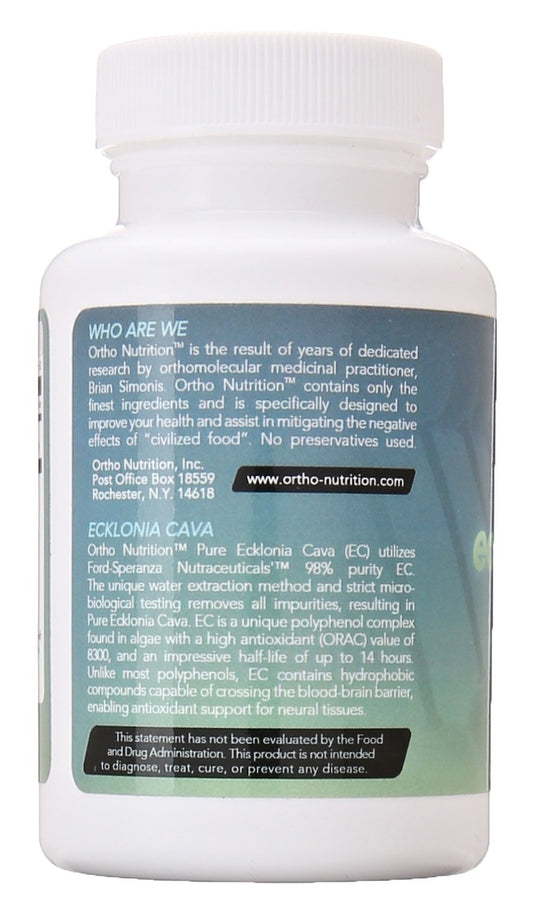 Close-up of Ecklonia Cava Extract capsules