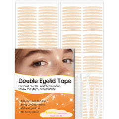 EclatPopu Invisible Double Eyelid Tape front view shows nearly invisible lift for hooded lids.