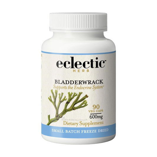 Bottle of Eclectic Herb Bladderwrack Capsules