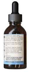 California Poppy Extract 2 oz bottle close-up label