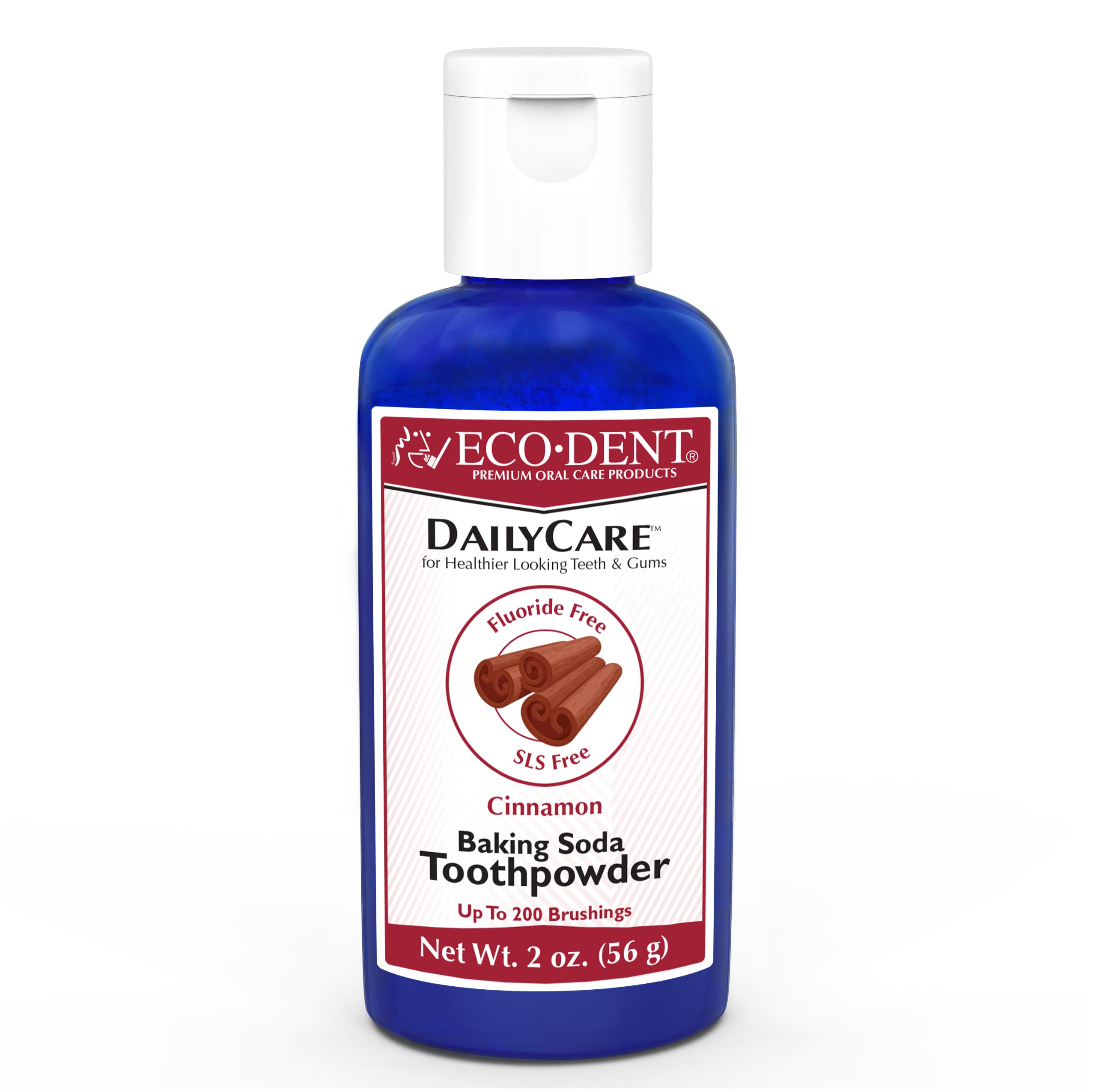Eco-Dent DailyCare Cinnamon Toothpowder jar and packaging
