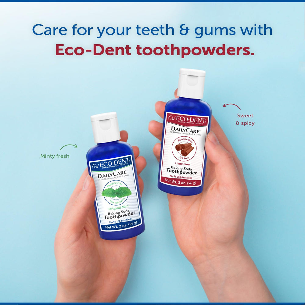 Eco-friendly packaging for ECO-DENT DailyCare Toothpowder