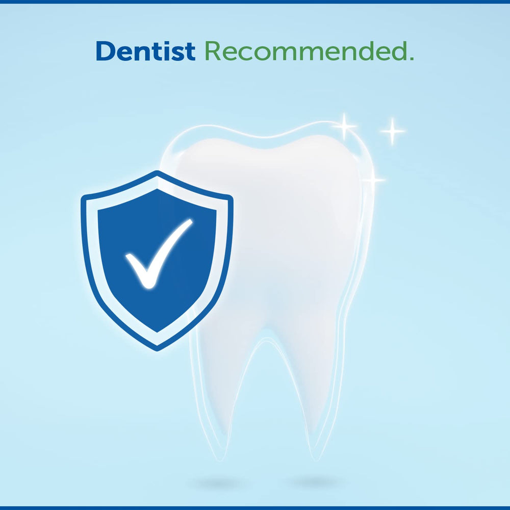 Usage: sprinkle powder on toothpaste or brush directly