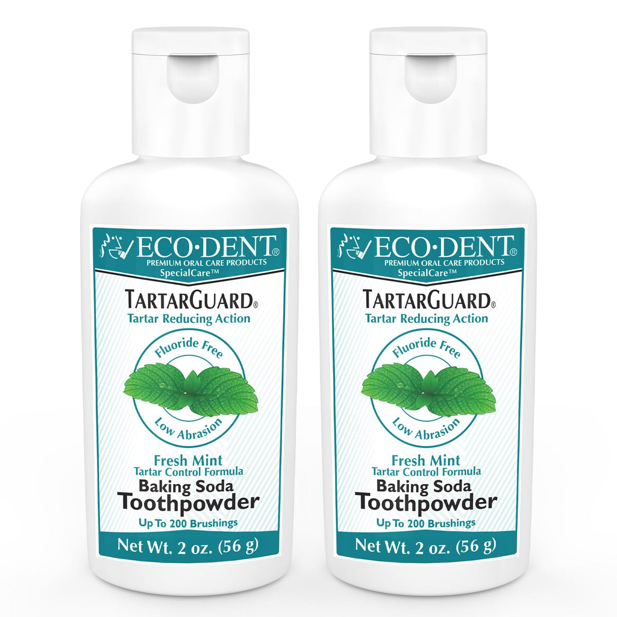 Eco-Dent TartarGuard Tooth Powder packaging and jar
