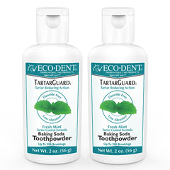 Eco-Dent TartarGuard Tooth Powder packaging and jar