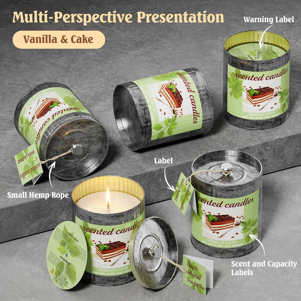 Reusable textured metal tin candle designed for longevity and sustainability.
