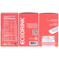 Aloe vera, electrolytes, and Aloesorb ingredients in EcoDrink