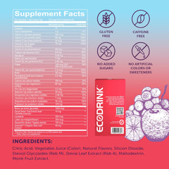 Eco Drink Nutrient Support Packets Fruit Punch with Aloe Vera – 24 sticks per box