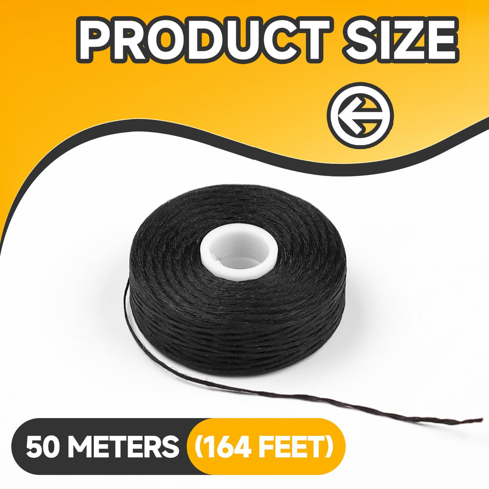 Total 162 yards of mint charcoal floss (3 x 54 yards)
