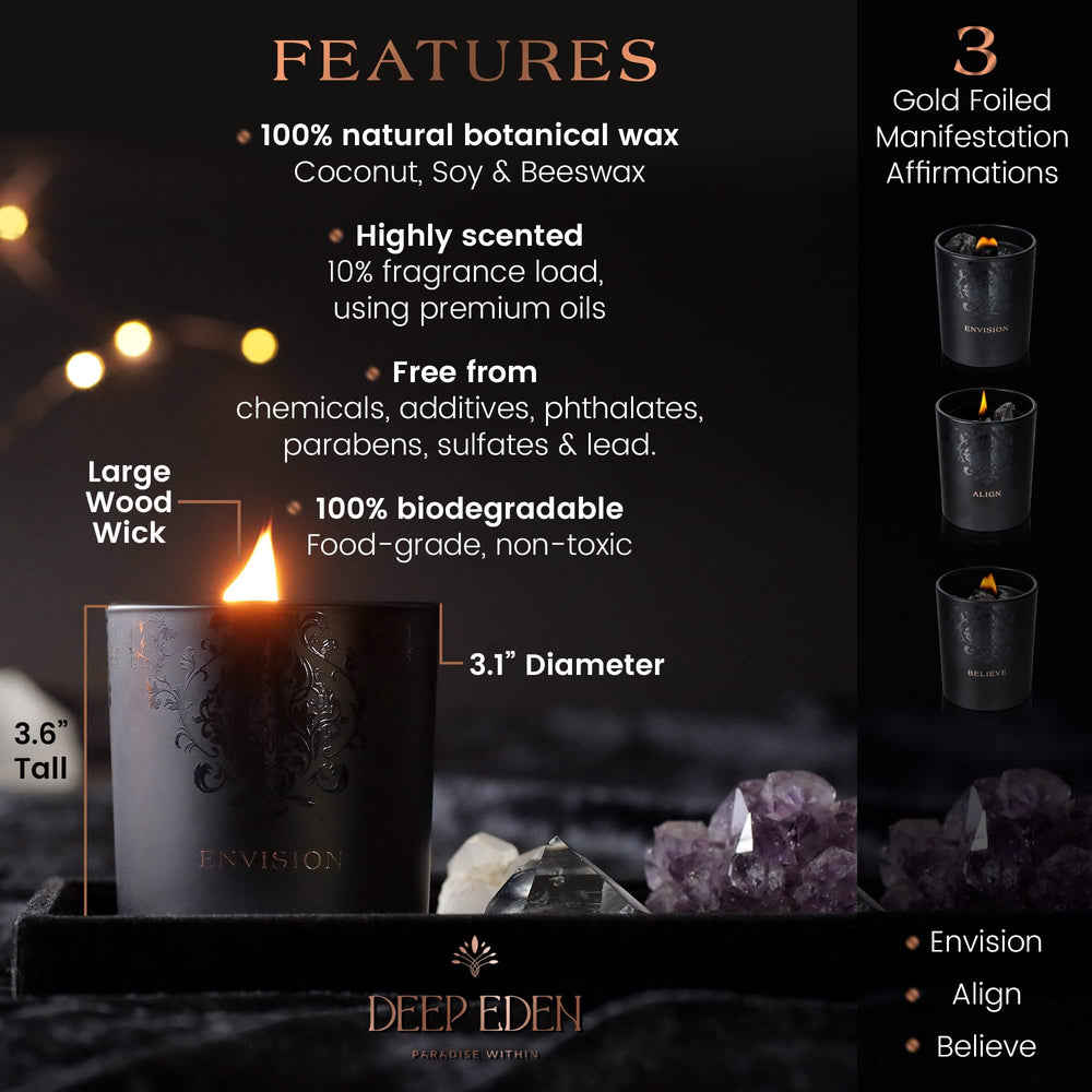 Eco-friendly packaging for the crystal candle