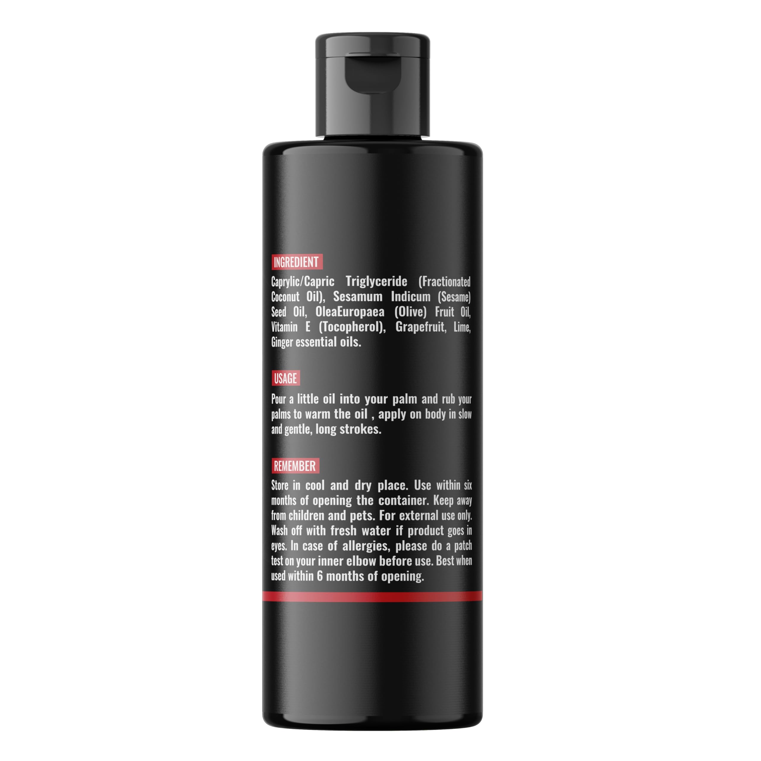 Eco-friendly packaging for organic grapefruit oil