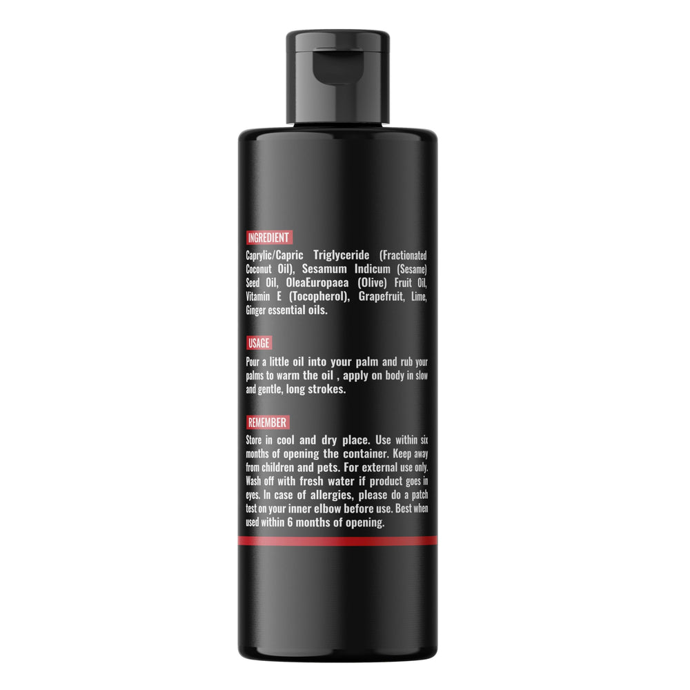 Eco-friendly packaging for organic grapefruit oil
