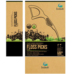 Eco-friendly kraft packaging for sustainable floss picks