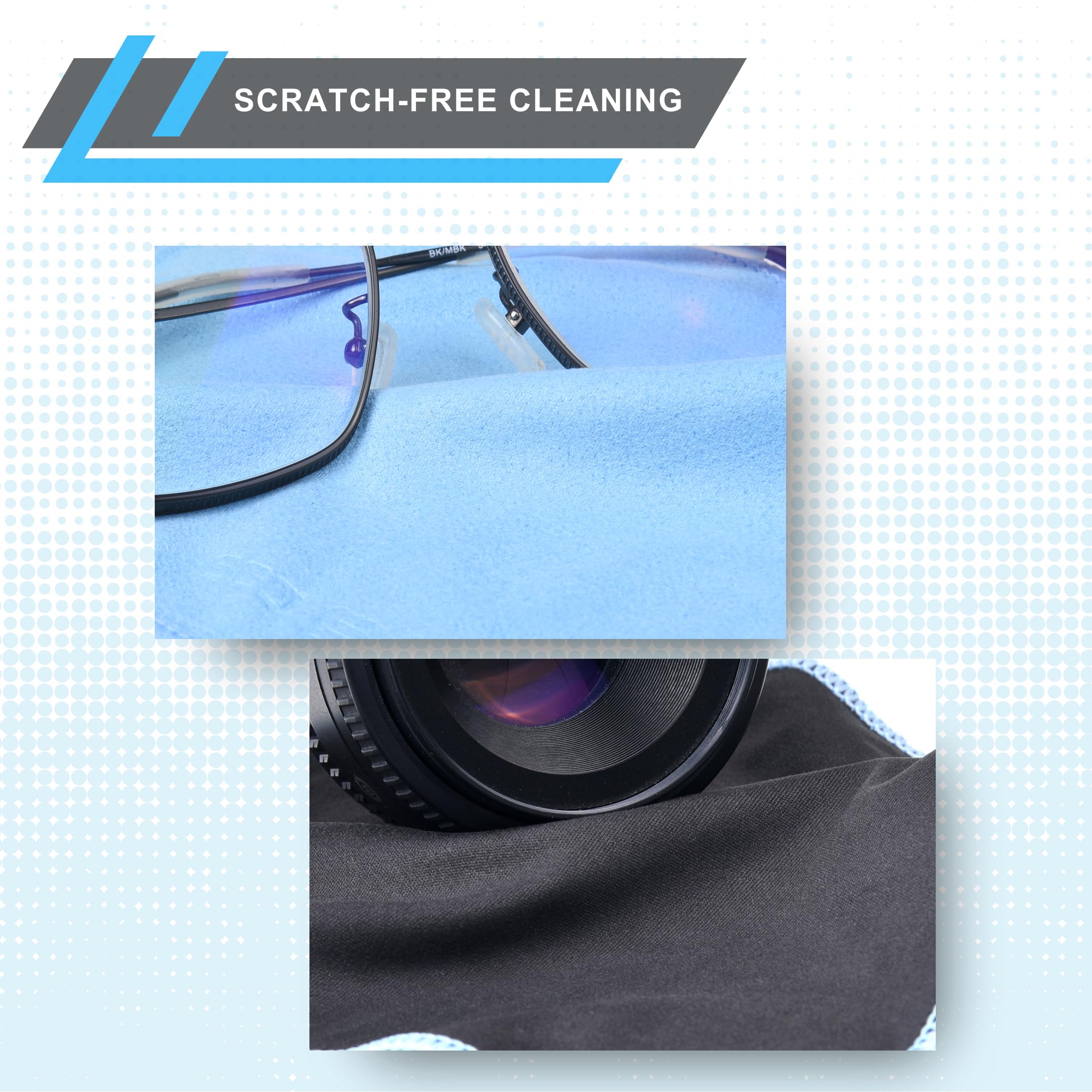 Cloth being used to clean a smartphone screen