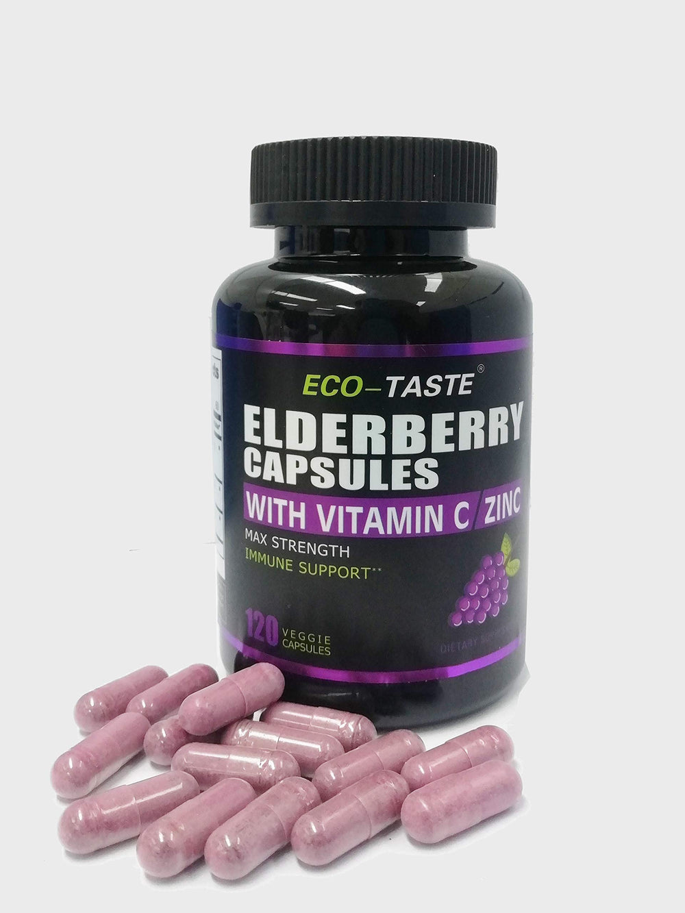 Box and bottle packaging shot for ECO-TASTE product