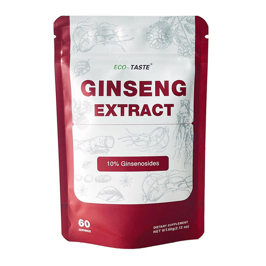 ECO-TASTE Ginseng Root Extract Powder 60g packaging