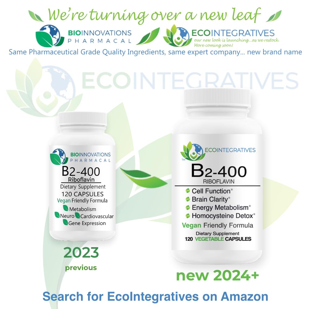 Product label showing Riboflavin 400 mg per capsule